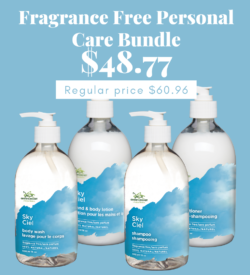 Personal Care Bundle (Shampoo, Conditioner, Body Wash & Body Lotion) - 100% Natural