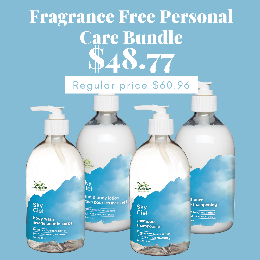 Personal Care Bundle (Shampoo, Conditioner, Body Wash & Body Lotion) - 100% Natural